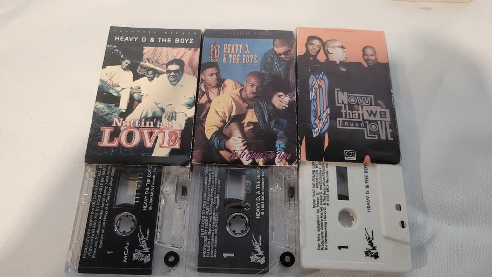 Heavy D & The Boyz Cassette Singles Lot 3 Nuttin But Love Is It Good To You 90s